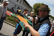 der Hahn wurde montiert (Foto: Martin Schmitz)